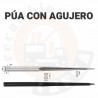 PÚA CARGA PACAS CON AGUJERO 40X1200