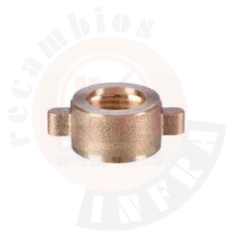 TUERCA DE 1/2" EN LATÓN CON ALETAS