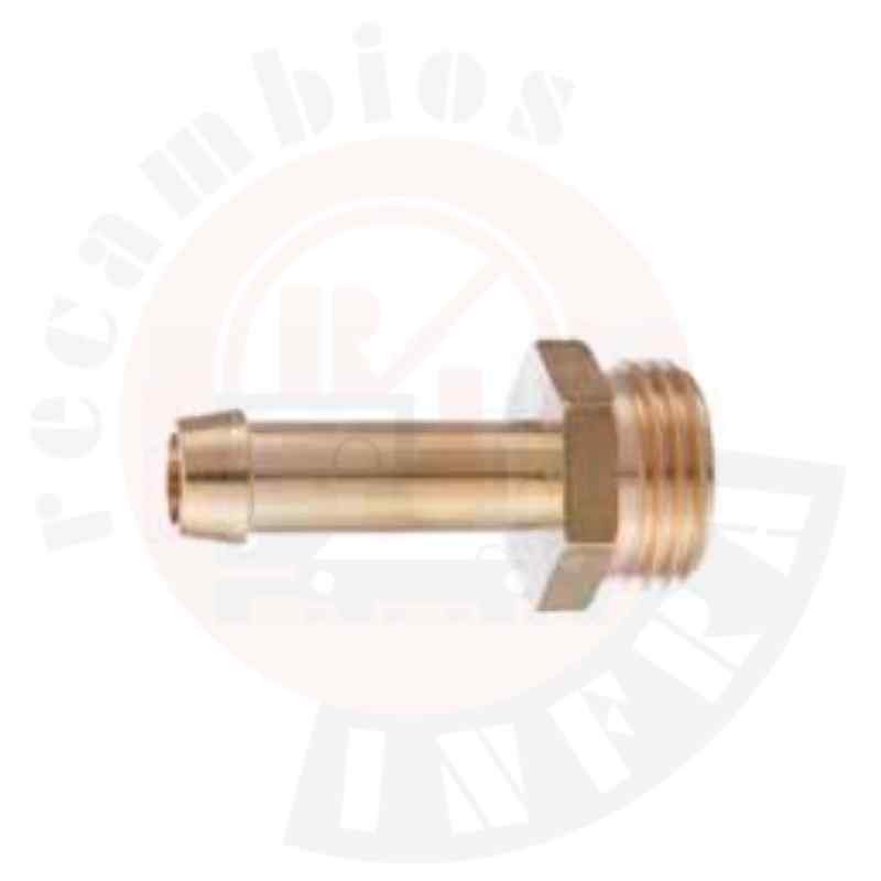 RACOR MACHO EN LATON DE 1/2"