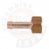 RACOR RECTO EN LATÓN DE 1/2" COMPLETO