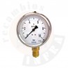 MANÓMETRO GLICERINA INOX 63MM 0-25 BAR