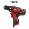 M12 BDD TALADRO ATORNILLADOR SUBCOMPACTO