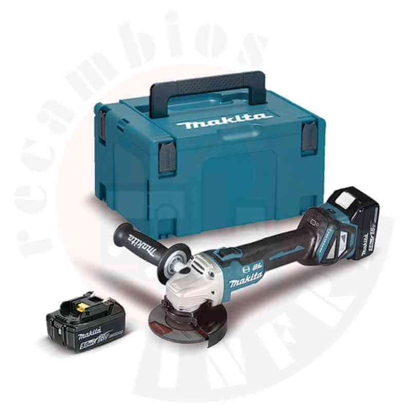 DGA513RTJ MINIAMOLADORA A BATERÍA MAKITA 125MM
