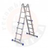 ESCALERA TELECÓPICA WERNER 4 TRAMOS 5 PELDAÑOS