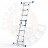 ESCALERA TELECÓPICA WERNER 4 TRAMOS 5 PELDAÑOS