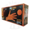 GUANTES NITRILO LION NARANJA 50 UNID.