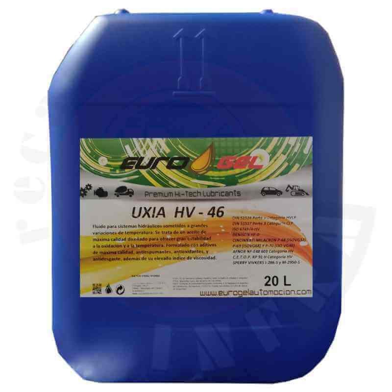 ACEITE HIDRÁULICO EUROGEL UXIA HV 46