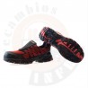 ZAPATO SEGURIDAD TOKIO ROJO S1P SIN CORDONES