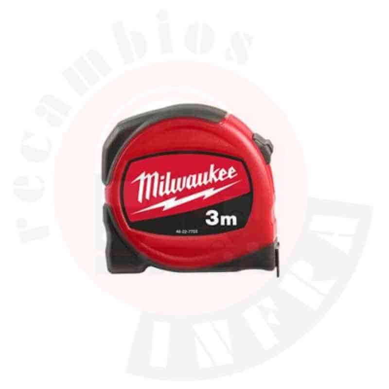 CINTA MÉTRICA COMPACTA SLIMLINE MILWAUKEE