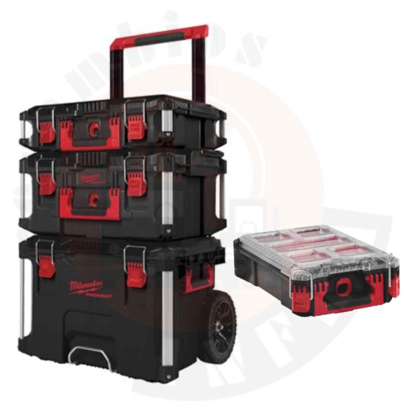 SET 3 CAJAS DE HERRAMIENTAS MILWAUKEE