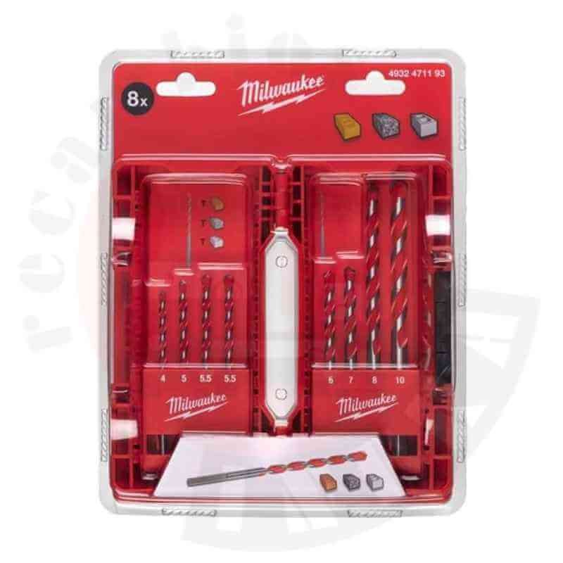 ESTUCHE DE 8 BROCAS PREMIUM PARA HORMIGÓN