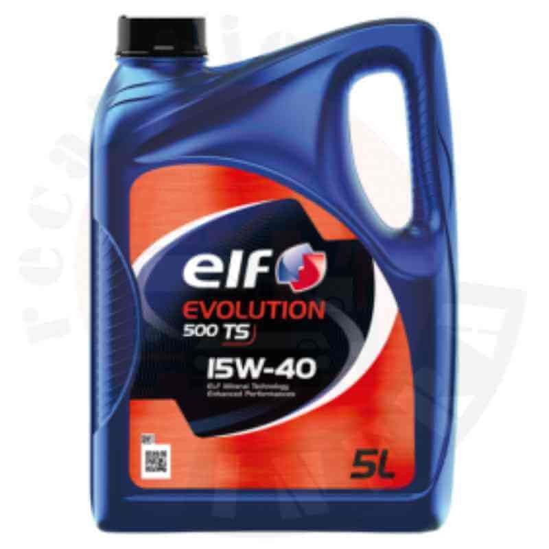 ACEITE ELF EVOLUTION 500 TS 15W-40 5 LITROS