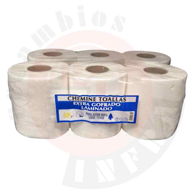 BOBINA PAPEL SECAMANOS CHEMINE 2 CAPAS