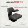 Asiento Agrícola Universal con Suspensión Mecánica Regulable (Para Ebro, JD, Fiat, Massey...)