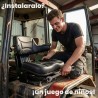 Asiento Agrícola Universal con Suspensión Mecánica Regulable (Para Ebro, JD, Fiat, Massey...)