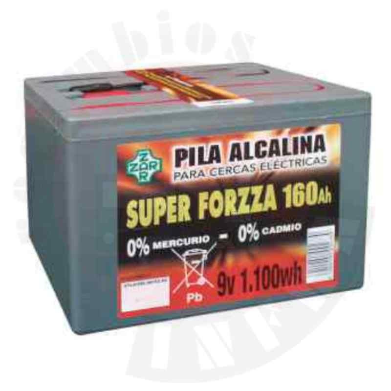 PILA FORZZA ALCALINA 9V 160AH 1100W/HORA