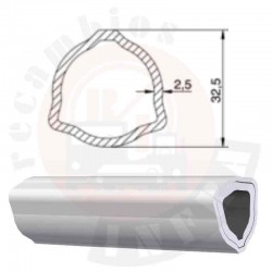 TUBO TRIANGULAR 1000 MM....