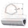 TUBO TRIANGULAR 1000 MM. 29 X 3,3