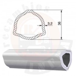 TUBO TRIANGULAR 1000 MM. 36...