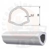 TUBO TRIANGULAR 3000 MM. 36 X 3,2