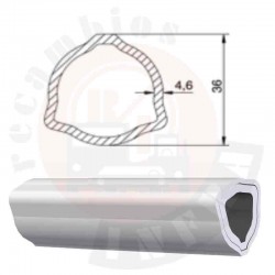 TUBO TRIANGULAR 1000 MM. 36...