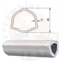 TUBO TRIANGULAR 1000 MM. 45...