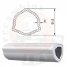 TUBO TRIANGULAR 3000 MM. 51,5 X 3