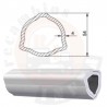 TUBO TRIANGULAR 3000 MM. 54 X 4