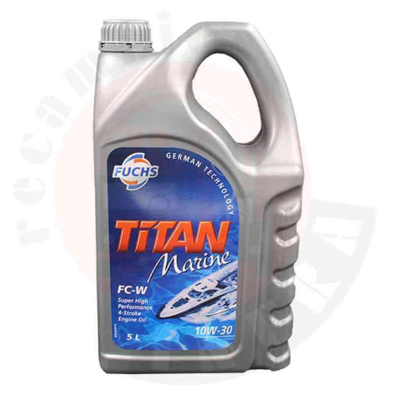 ACEITE TITAN MARINE TC-W3 5 LITROS FUCHS