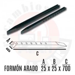 FORMÓN ARADO 25X25X700