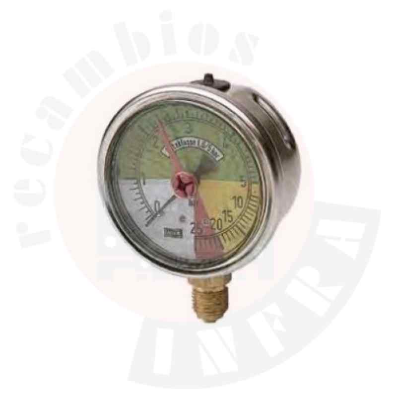 Manómetro isométrico de glicerina Inox Sirfran 9180525 Manómetro isométrico de glicerina Inox Sirfran 9180525