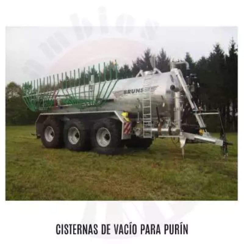 Depresor Hertell KD-14000 en cisterna de vacío para purín.