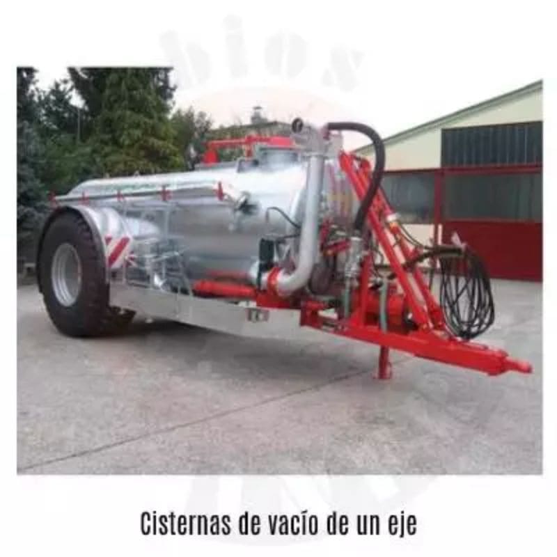 Depresores Hertell KDP en cisterna de vacío de un eje.
