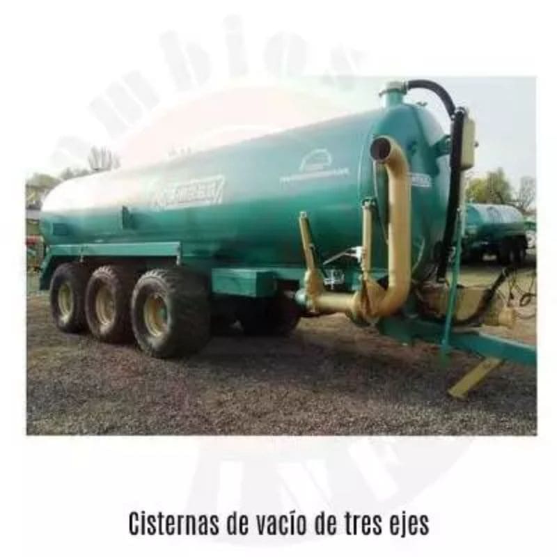 Depresores Hertell KDP en cisterna de vacío de dos ejes.