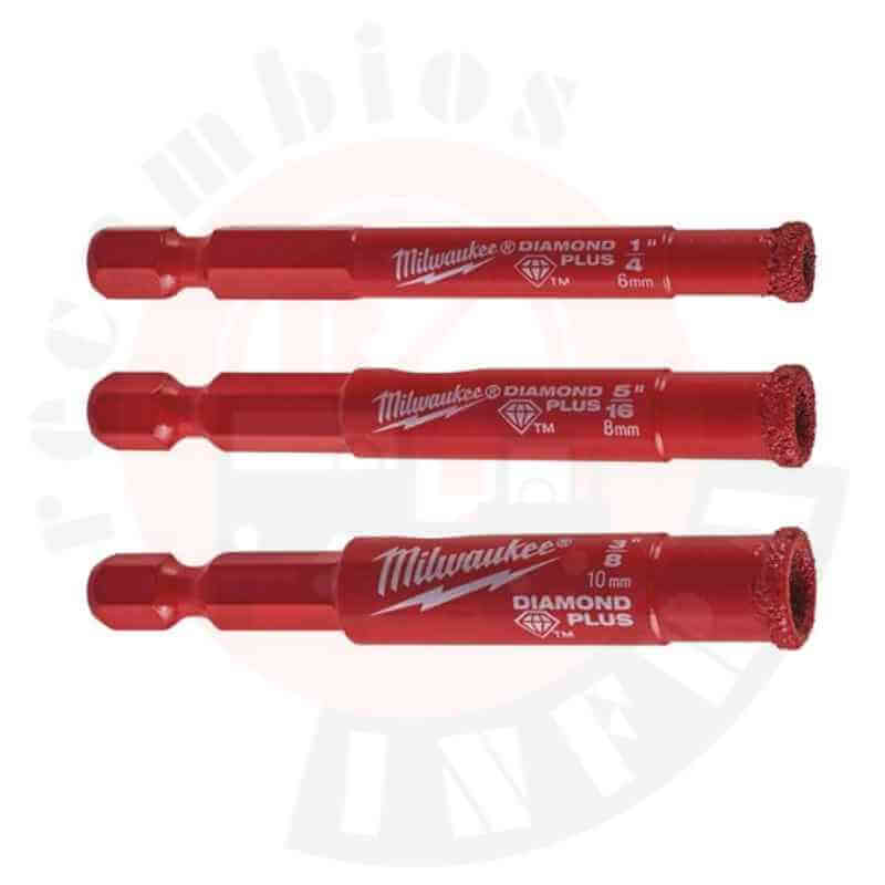 Juego de brocas Diamond Plus Milwaukee Juego de brocas Diamond Plus Milwaukee