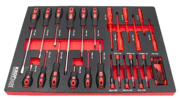Modulo 3.(34 PCS) Destornilladores Electricista Planos y Phillips