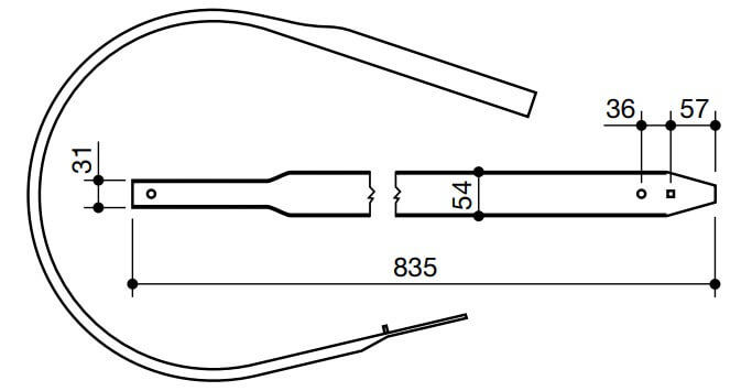 Esquema COSTILLA EMPACADORA LS55043