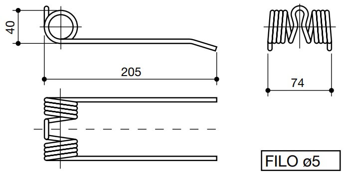 Esquema MUELLE ROTOEMPACADORA LS60004