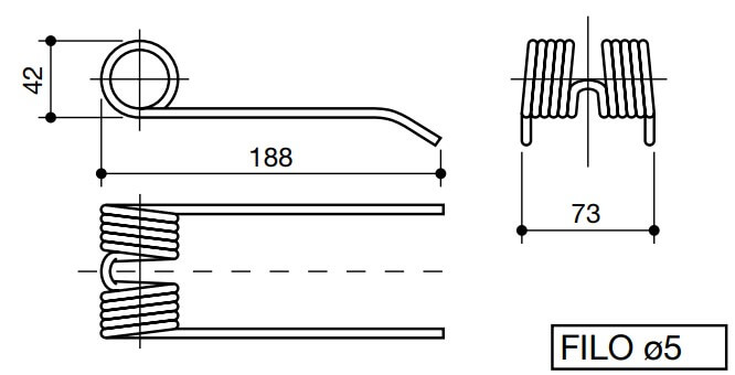 Esquema muelle rotoempacadora LS60023 Esquema MUELLE ROTOEMPACADORA LS60023