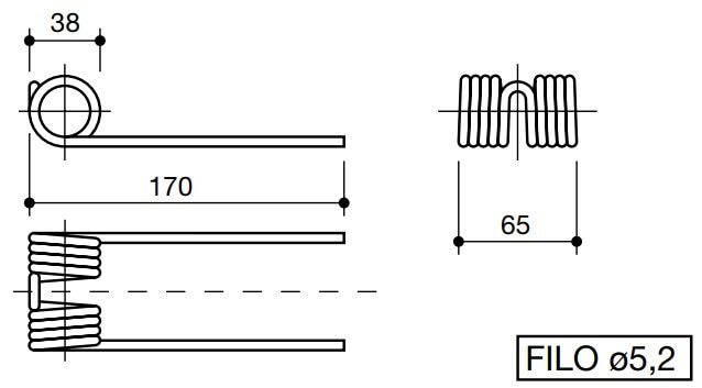 Esquema MUELLE ROTOEMPACADORA LS60054