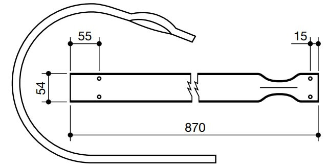 Esquema cinta rotoempacadora LS65022 Esquema CINTA ROTOEMPACADORA LS65022