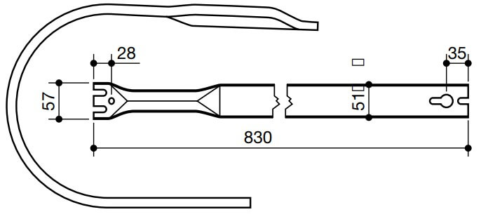 Esquema COSTILLA ROTOEMPACADORA LS65037