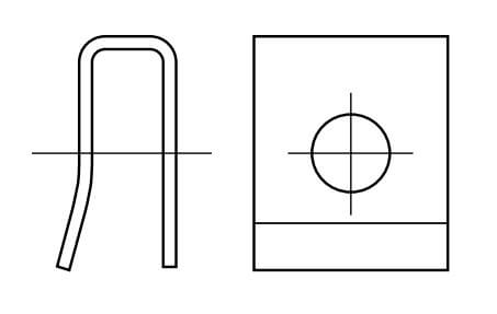 Esquema SOPORTE RASTRILLO LS99017