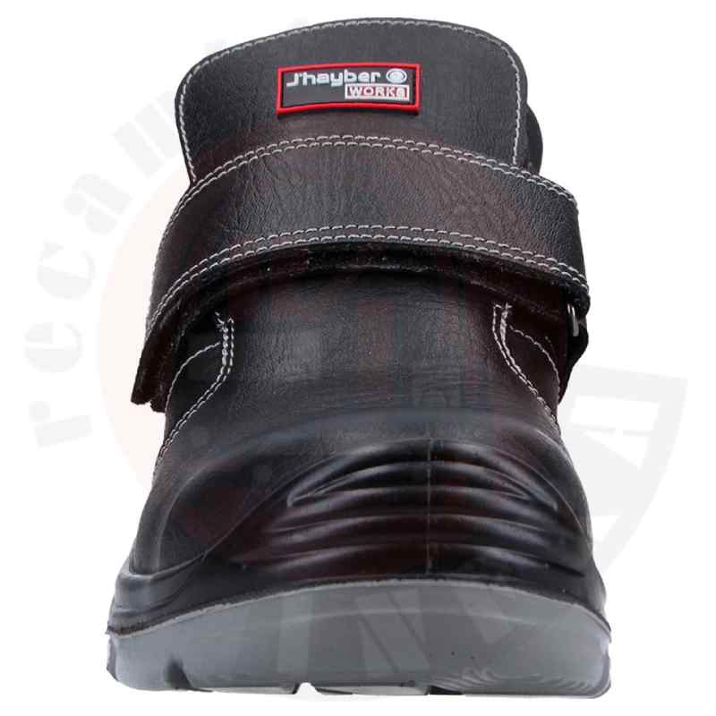 Vista frontal de las botas de seguridad J'hayber New Huracán S3 SRC