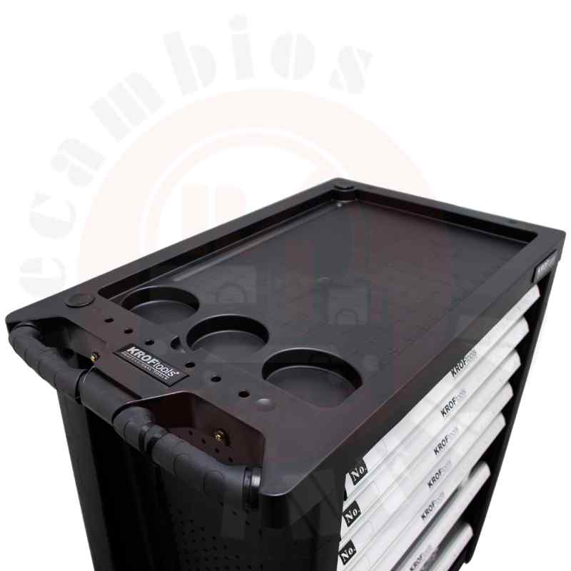 Carro de herrmientas Kroftools 7 cajones. Mesa trabajo.