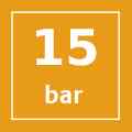 Presión hasta 15 bar Presión hasta 15 bar