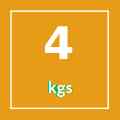 Solo 4 Kg. de peso Solo 4kg de peso