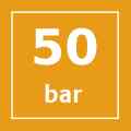 Presión hasta 50 bar Presión hasta 50 bar