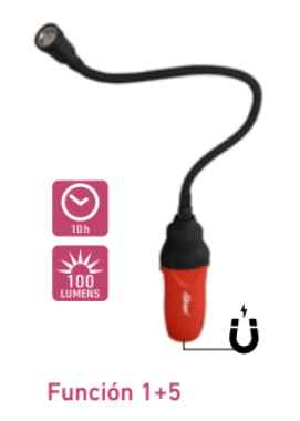 Linterna Led Cob flexible de 25 cm