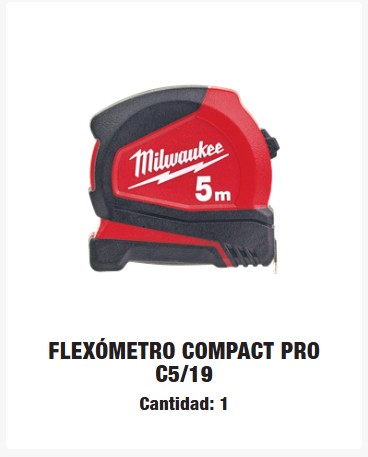FLEXÓMETRO DE 5M MILWAUKEE